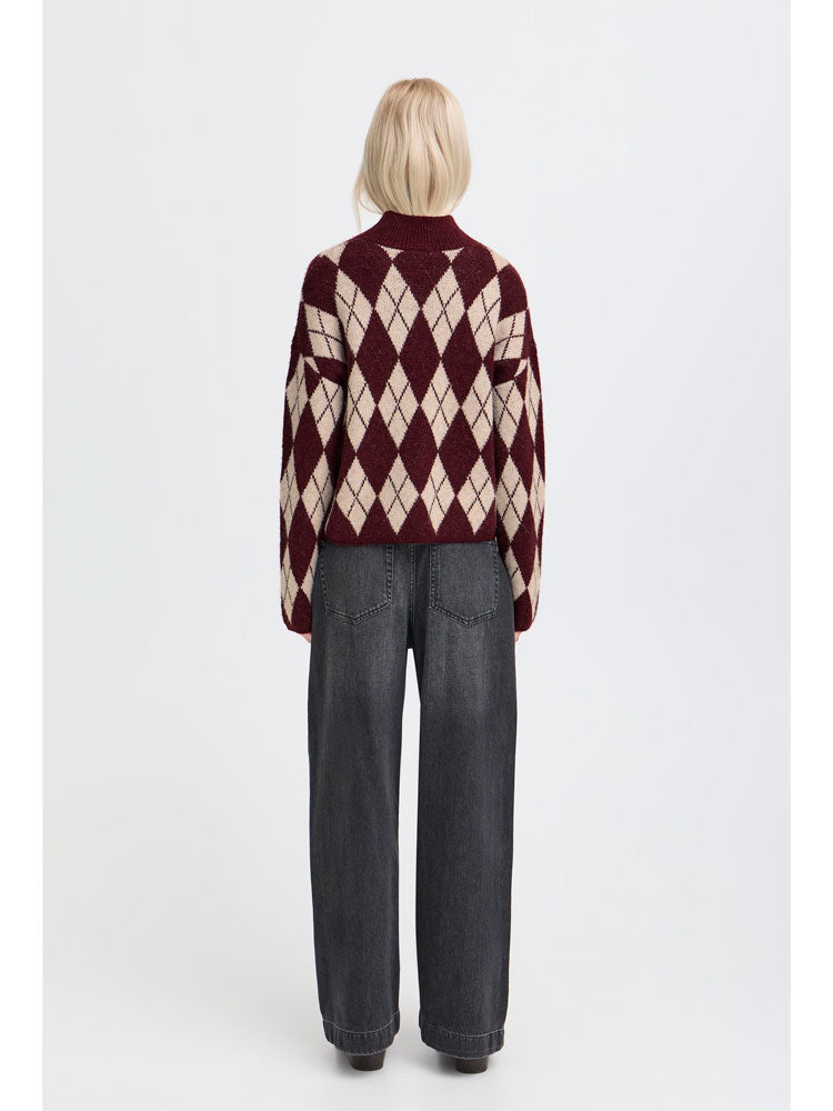 B Young ByNafta Argyle Jumper Port