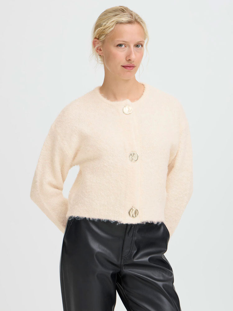 B Young ByOmanta Cardigan Birch