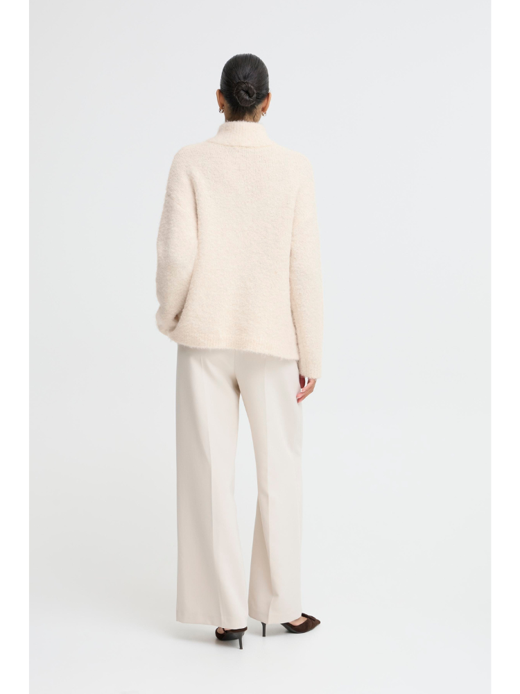 B Young ByOmantha Half Zip Jumper Birch