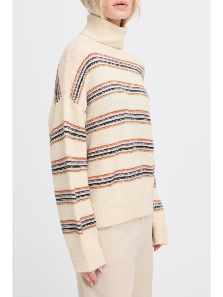 B Young ByMonna Stripe Jumper Birch