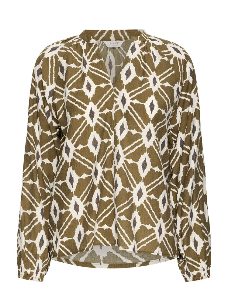 B Young ByInaba Blouse Olive