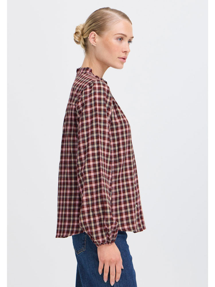 B Young ByIflana Shirt Check Print