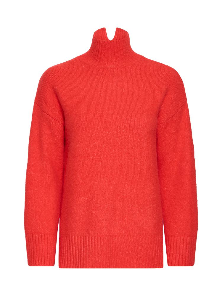 B Young ByOlma Turtleneck Cherry