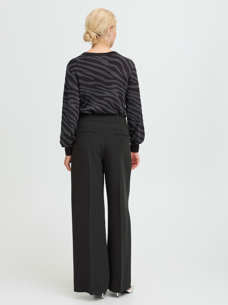 B Young ByDenoa Wide Pants Black
