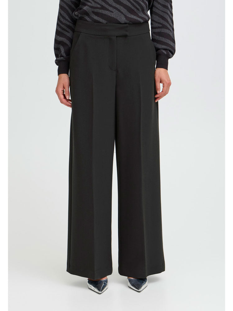 B Young ByDenoa Wide Pants Black