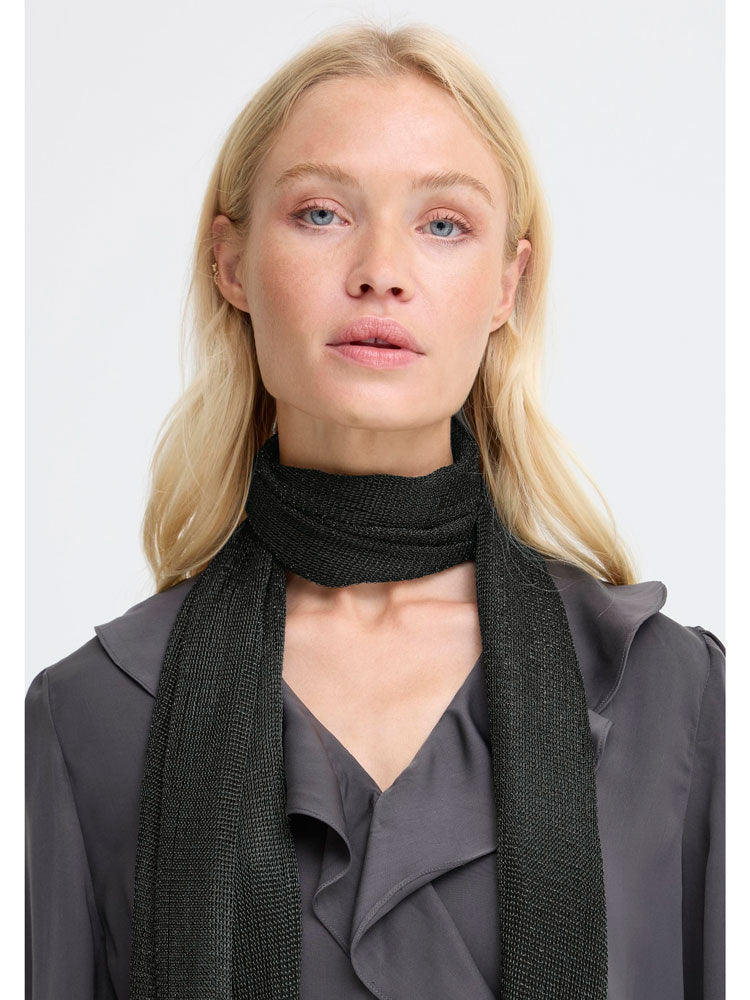 B Young ByVoet Sparkle Scarf Black