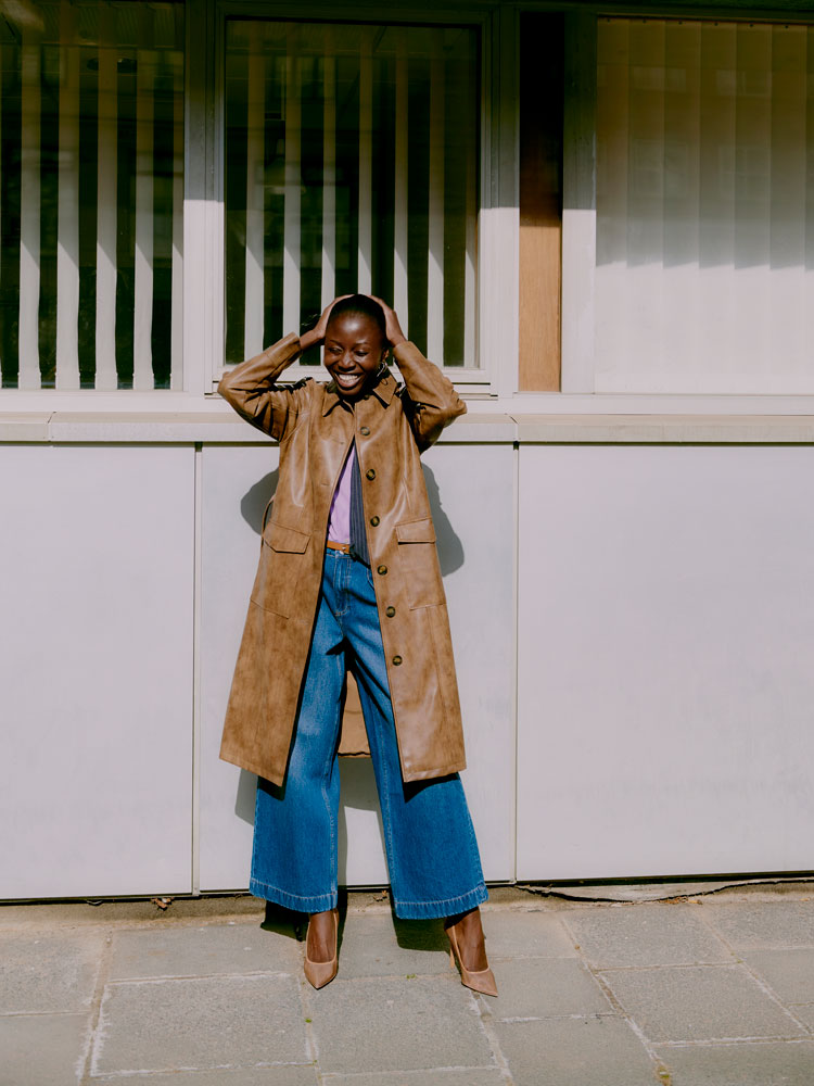 B Young Bykomma Wide Leg Pocket Detail Jeans Mid Blue