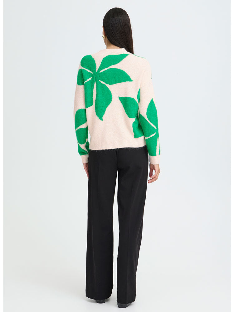 B Young By Omea Flower Jumper 3 Leprechaun