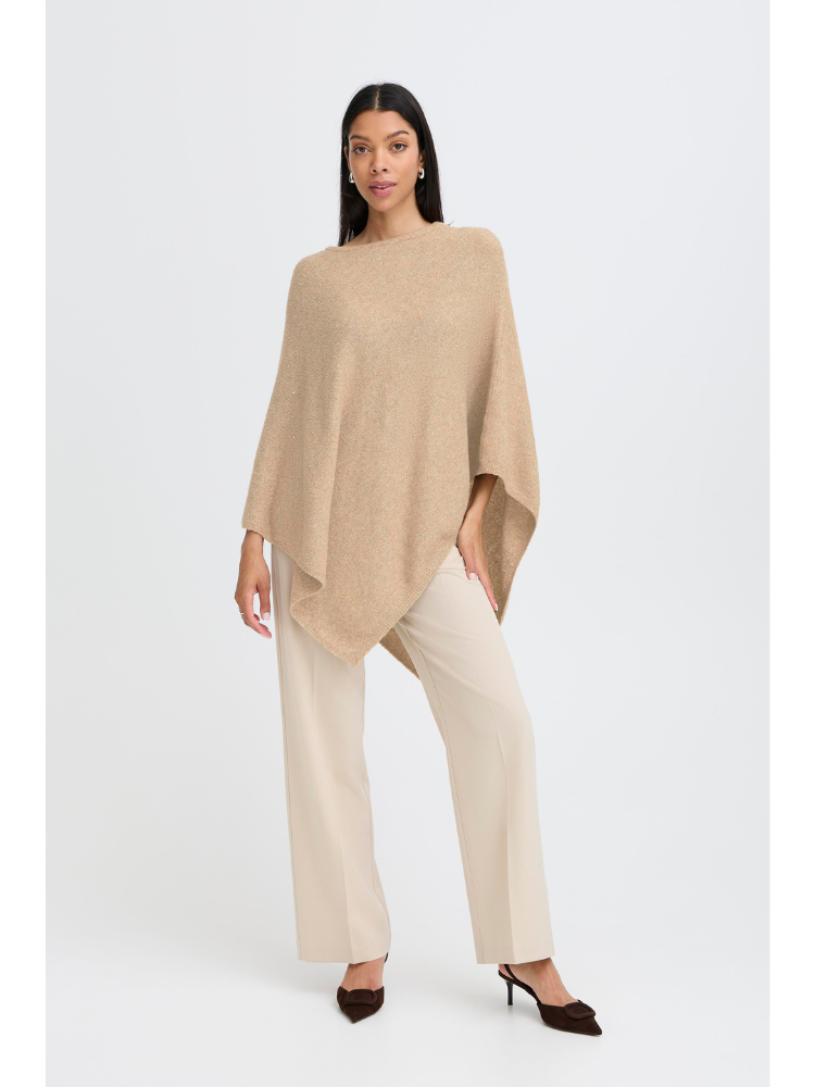 B Young ByVestive Poncho in Gold
