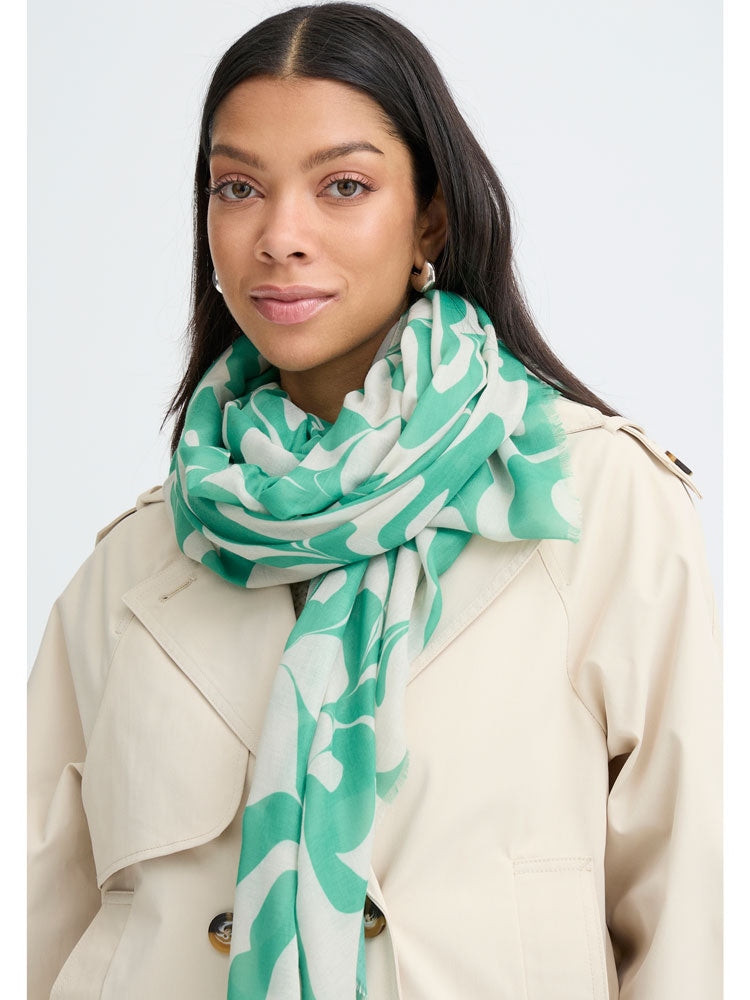 B Young ByWallam Scarf Swirls Leprechaun