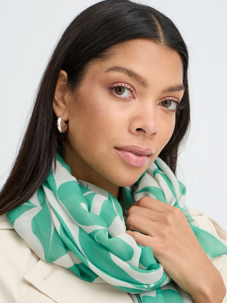 B Young ByWallam Scarf Swirls Leprechaun