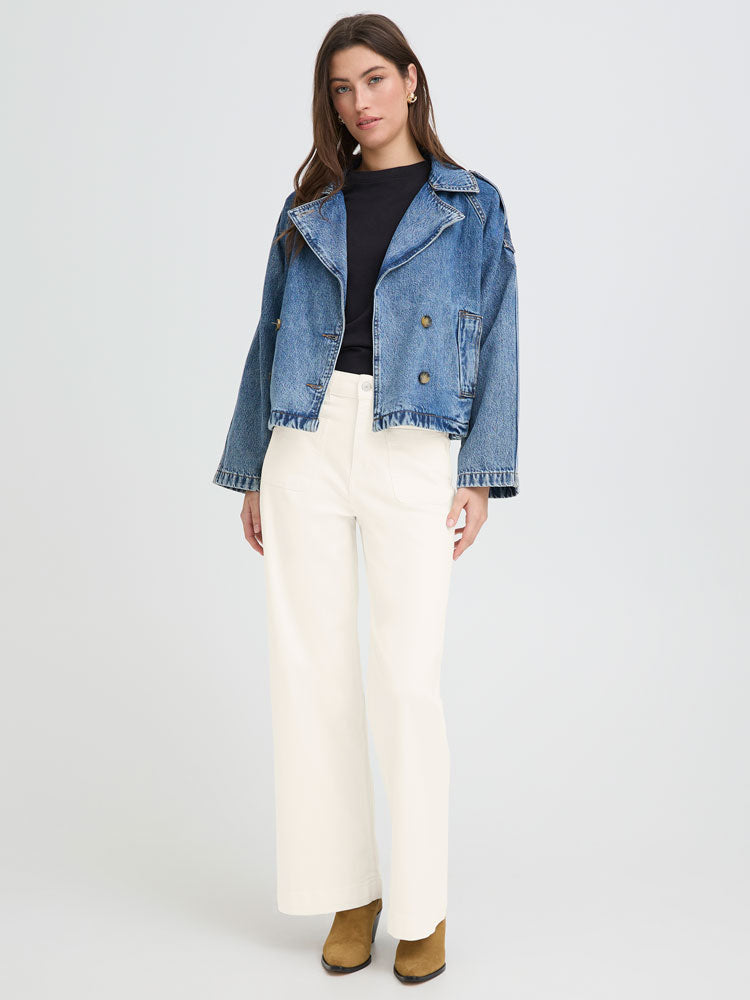 B Young ByLydia Pocket Jeans Marshmallow