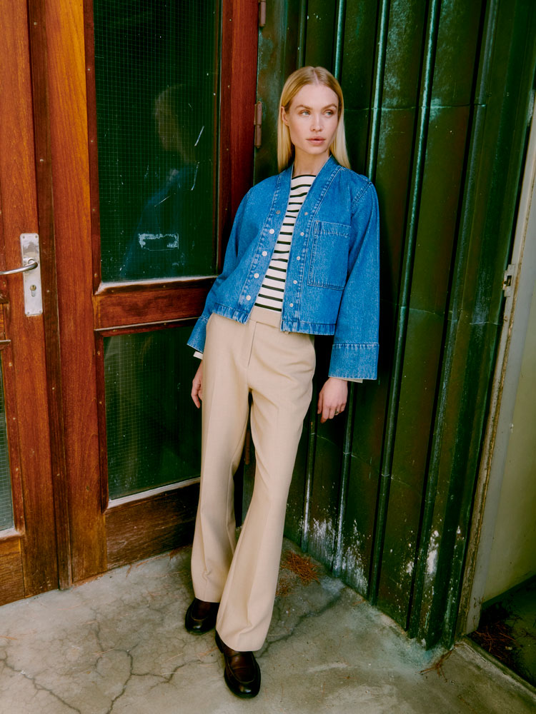 B Young ByKacila Shirt Mid Denim Blue