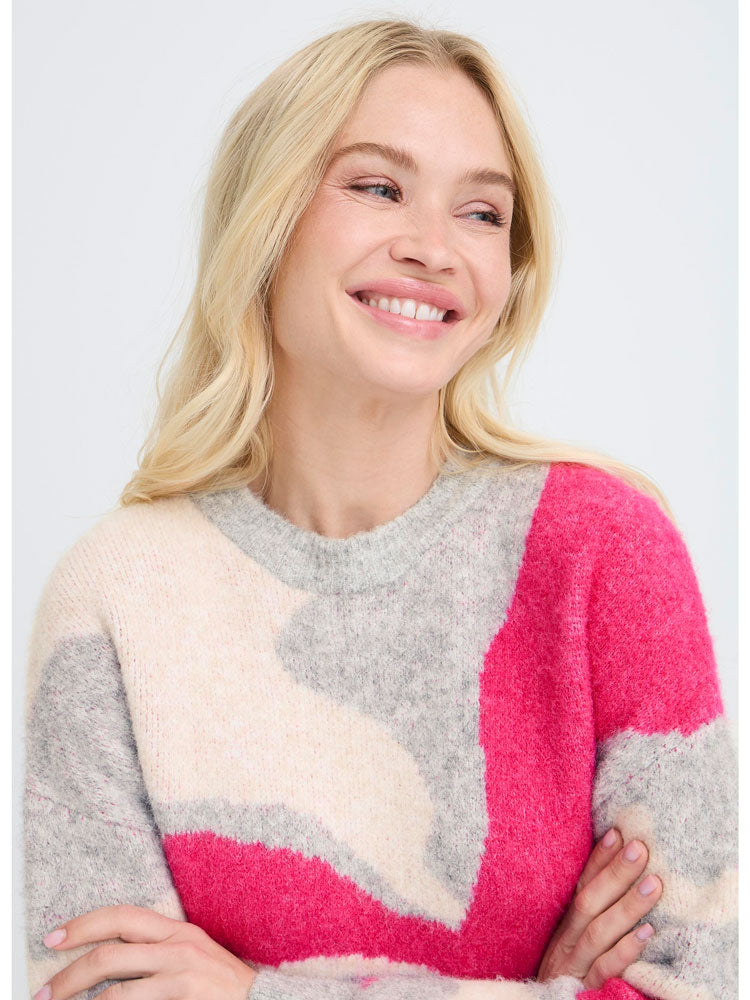 ByOmea Abstract Jumper Abstract Phlox Pink