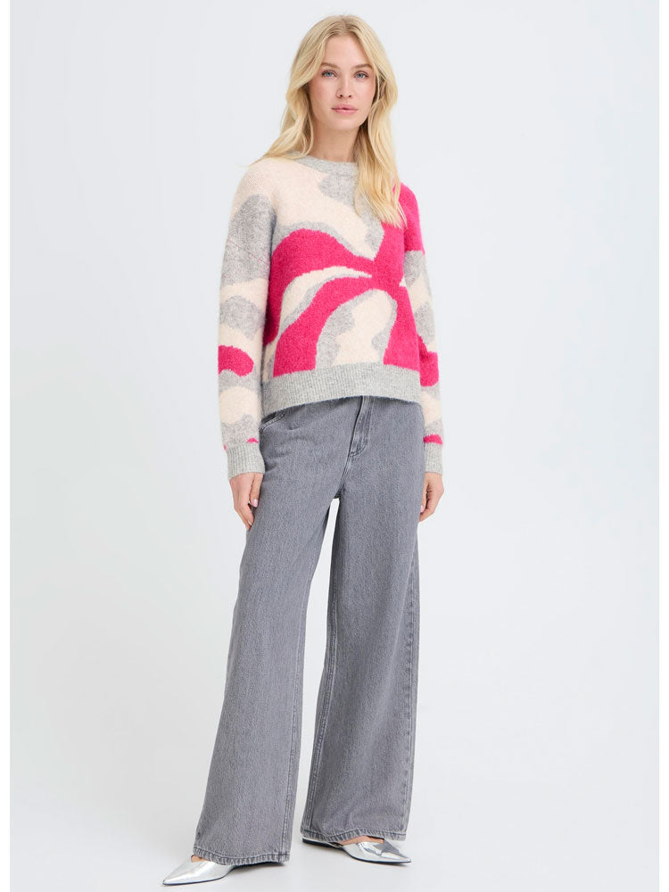 ByOmea Abstract Jumper Abstract Phlox Pink