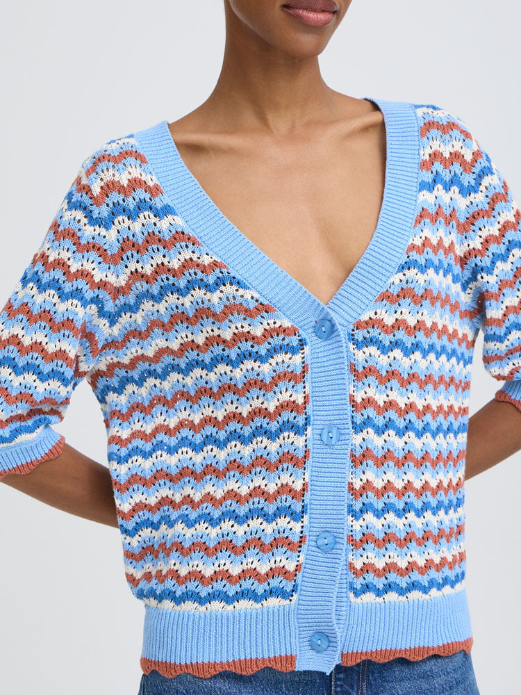 B Young ByNero Pointelle Cardigan