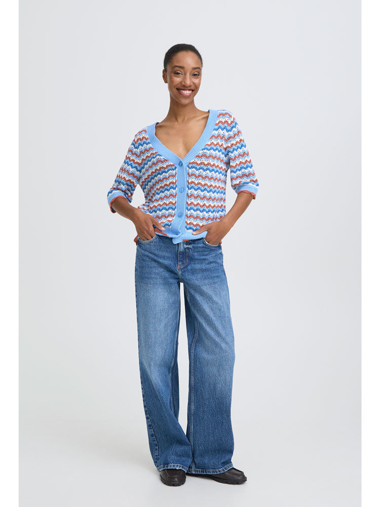 B Young ByNero Pointelle Cardigan