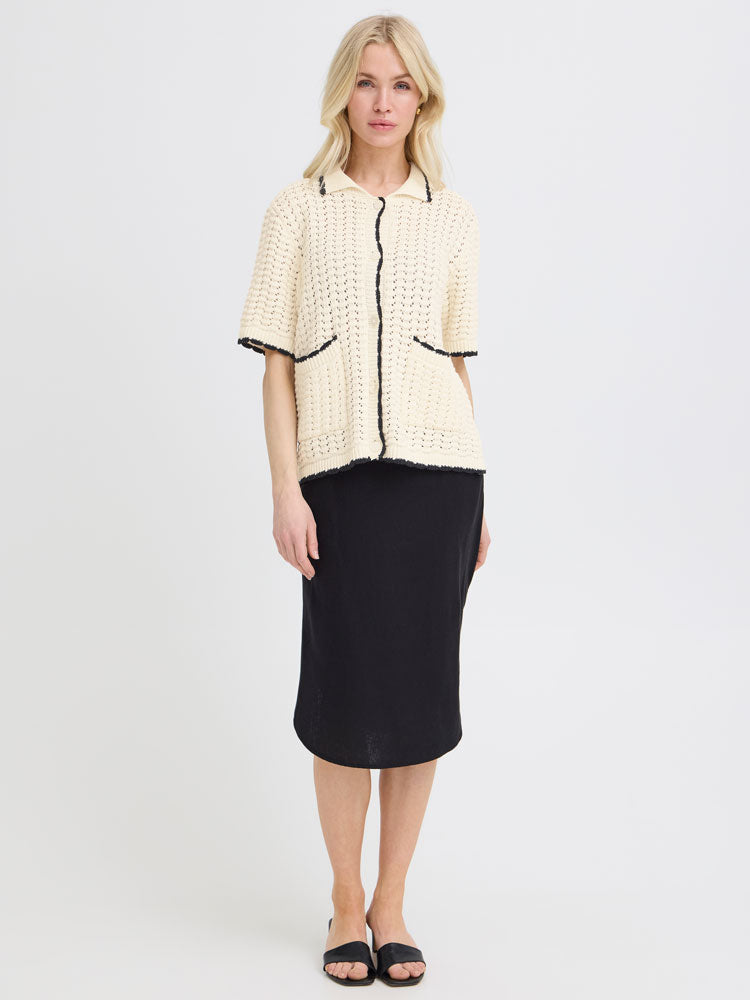 B Young ByMuno Cardigan Birch