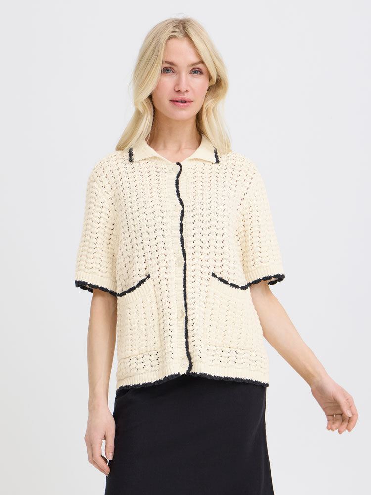B Young ByMuno Cardigan Birch
