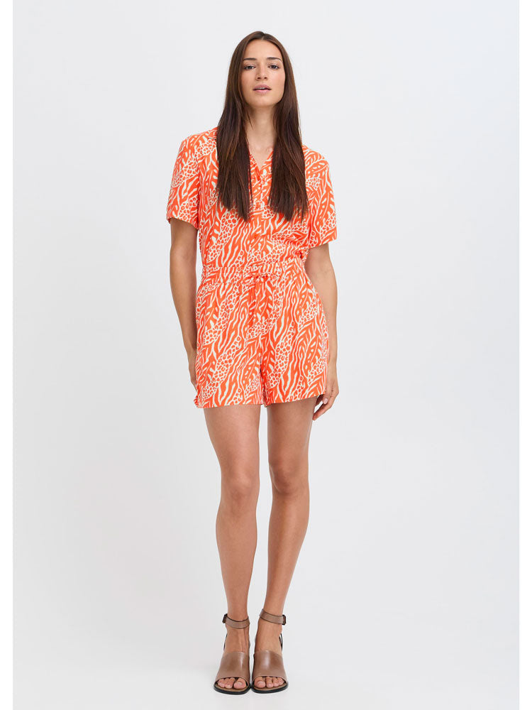 B Young ByMmjoella Shorts Orange
