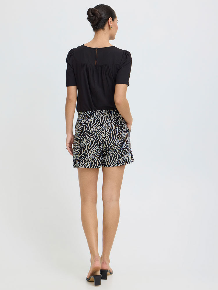 B Young ByMmjoella Shorts Black