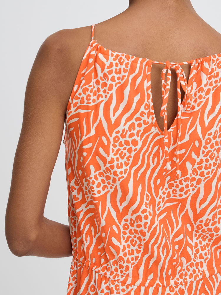 B Young ByMmjoella Slip Dress Orange