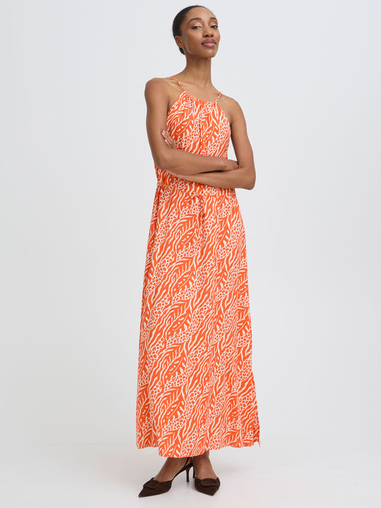 B Young ByMmjoella Slip Dress Orange