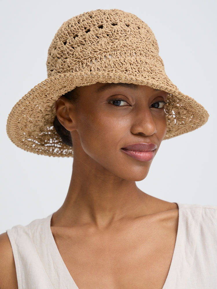 B Young ByVashti Hat Natural Melange