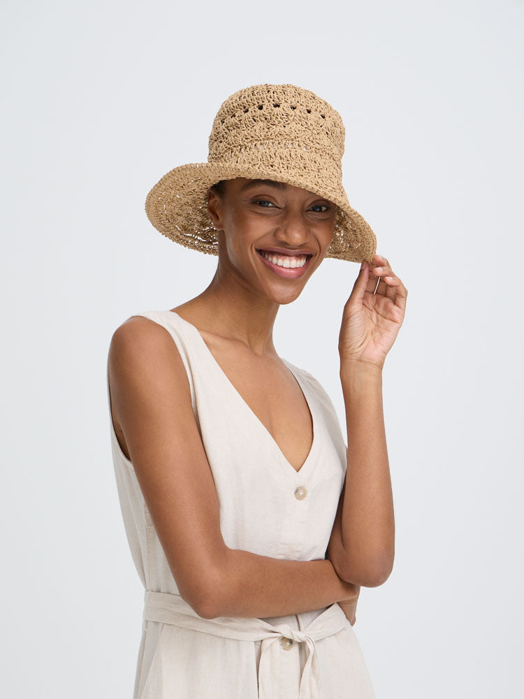 B Young ByVashti Hat Natural Melange