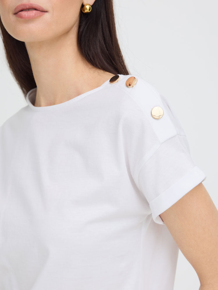 B Young BySilany T-Shirt White