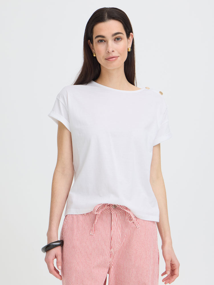 B Young BySilany T-Shirt White
