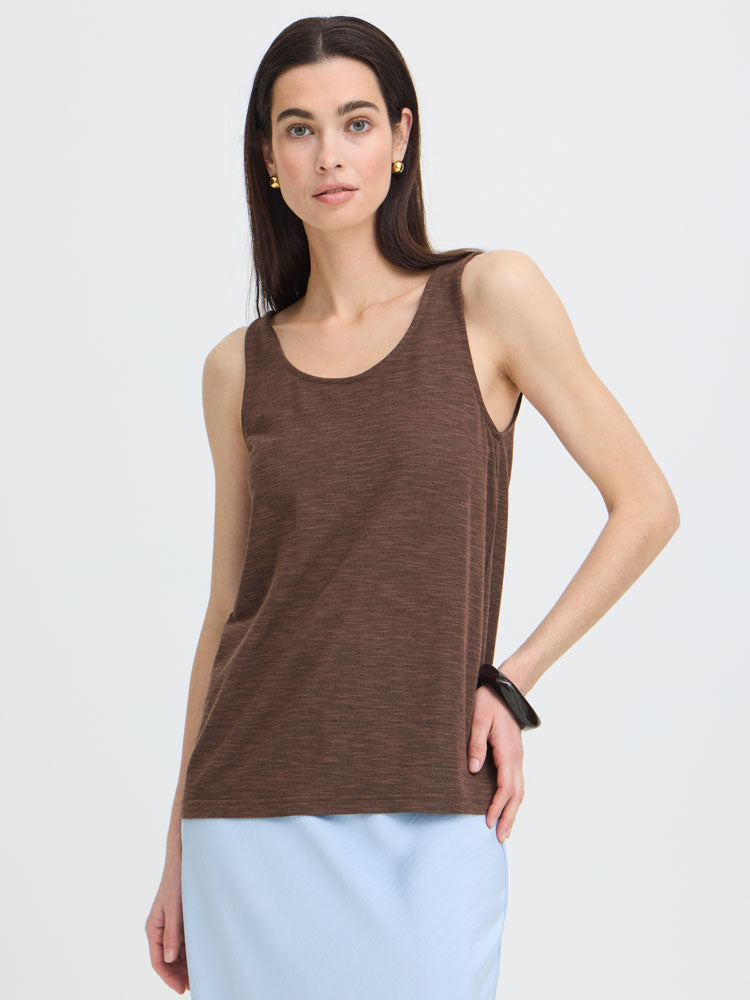 B Young BySimoa Top Brown