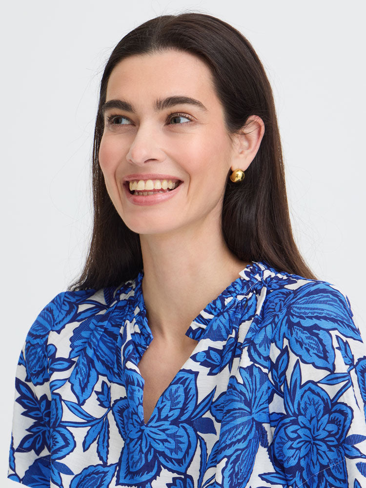 B Young ByIkaia Blouse Blue