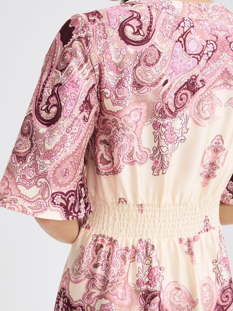 B Young ByJannike Dress Birch & Pink