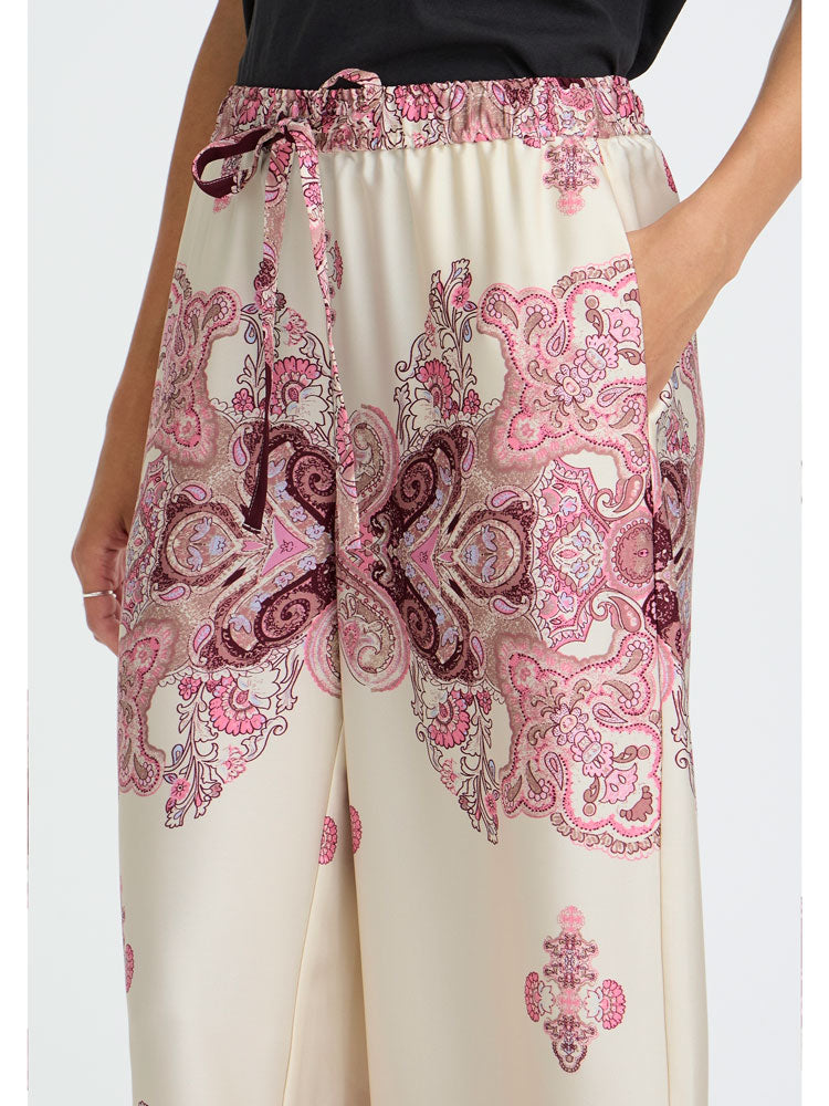 B Young ByJannike Pants Birch & Pink