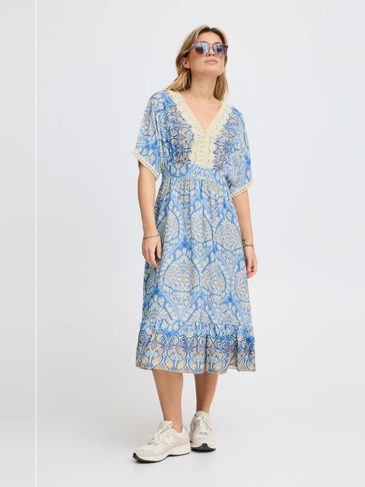 Sorbet SbKathy Dress Cerulean