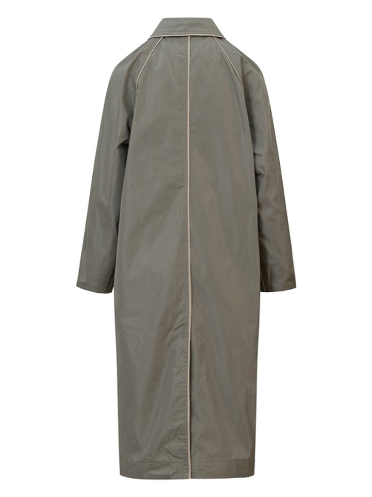 Coster Copenhagen Trench Coat Mud Army