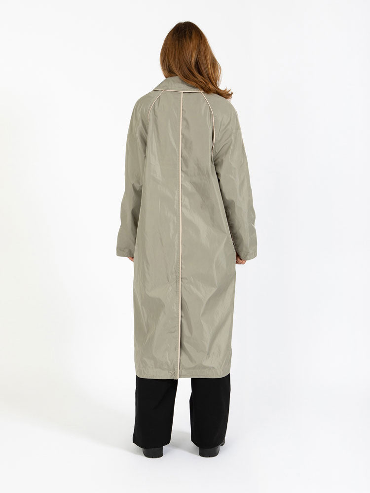 Coster Copenhagen Trench Coat Mud Army