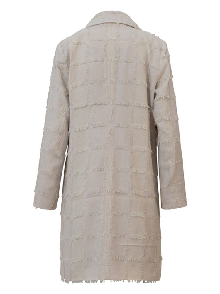 Coster Copenhagen Textured Long Coat Creme