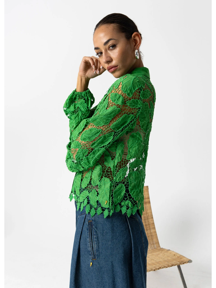Coster Copenhagen Lace Shirt Green