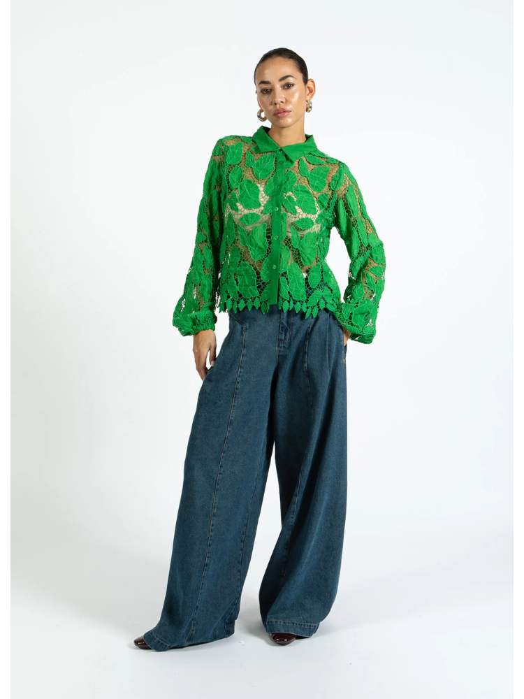 Coster Copenhagen Lace Shirt Green
