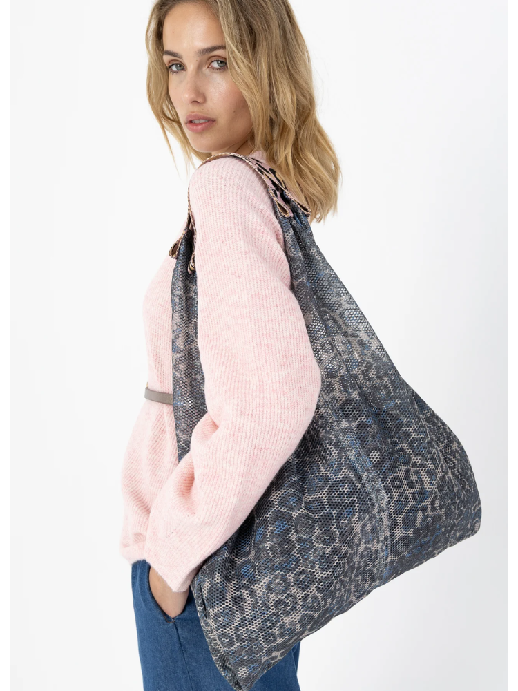 Coster Copenhagen Animal Print Mesh Bag