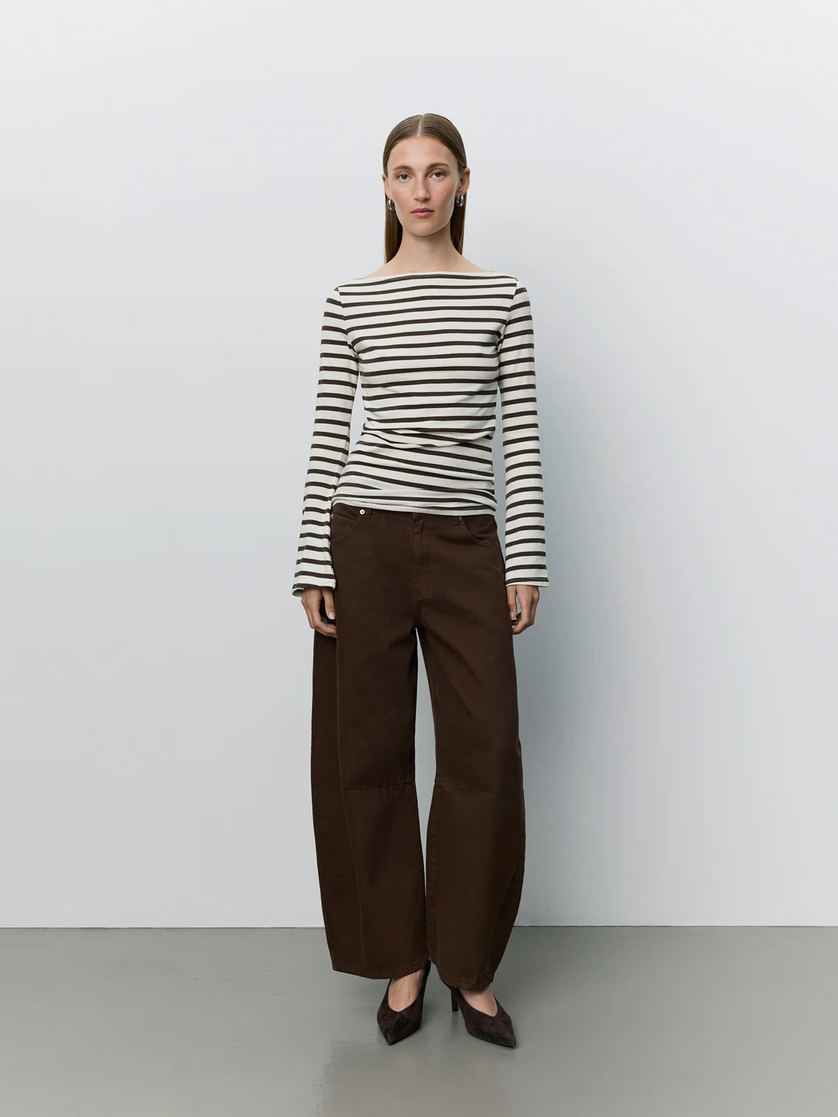 Sofie Schnoor Cecesw Long-Sleeve T-Shirt Brown