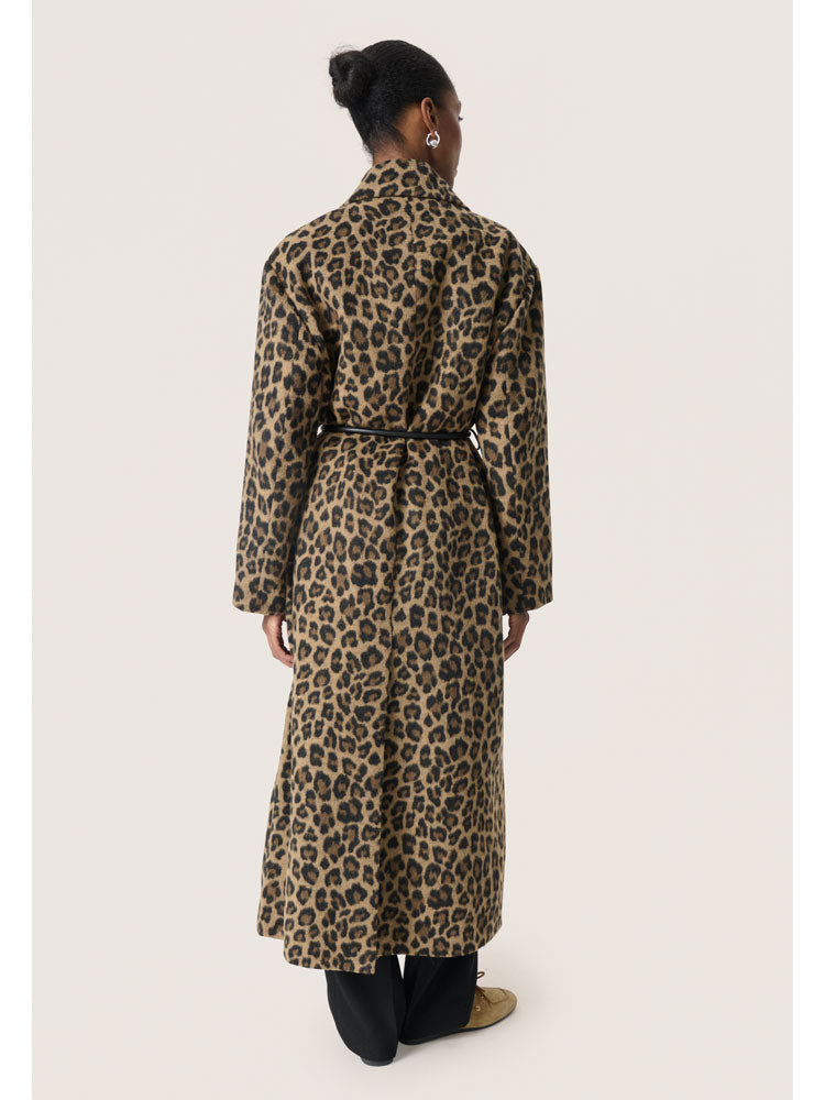 Soaked in Luxury SLLeony Mafalda Coat Animal Print