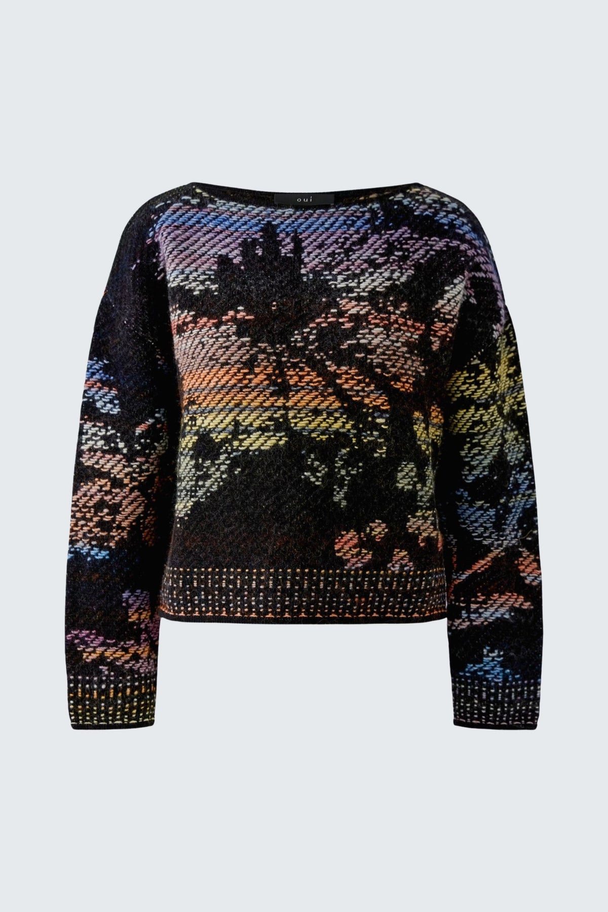 Oui Pullover Lilac Yellow