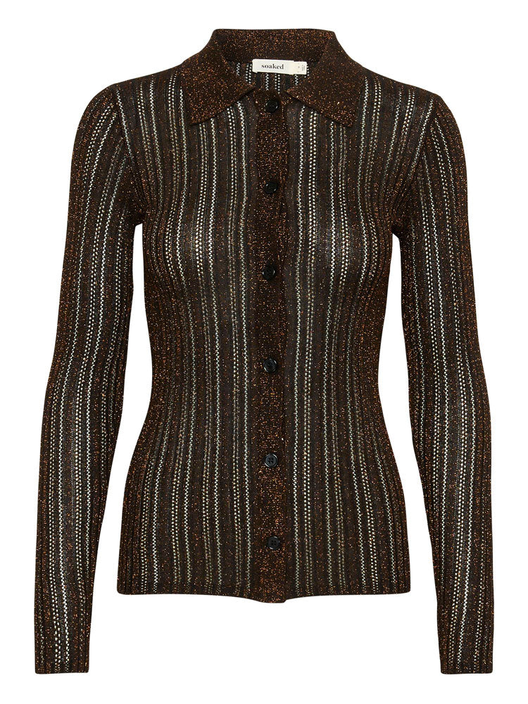 Soaked in Luxury SLLaisa Cardigan Copper