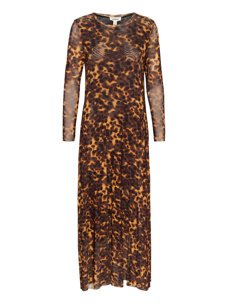 Soaked in Luxury SLKerrie Arine Dress Tortoise Print