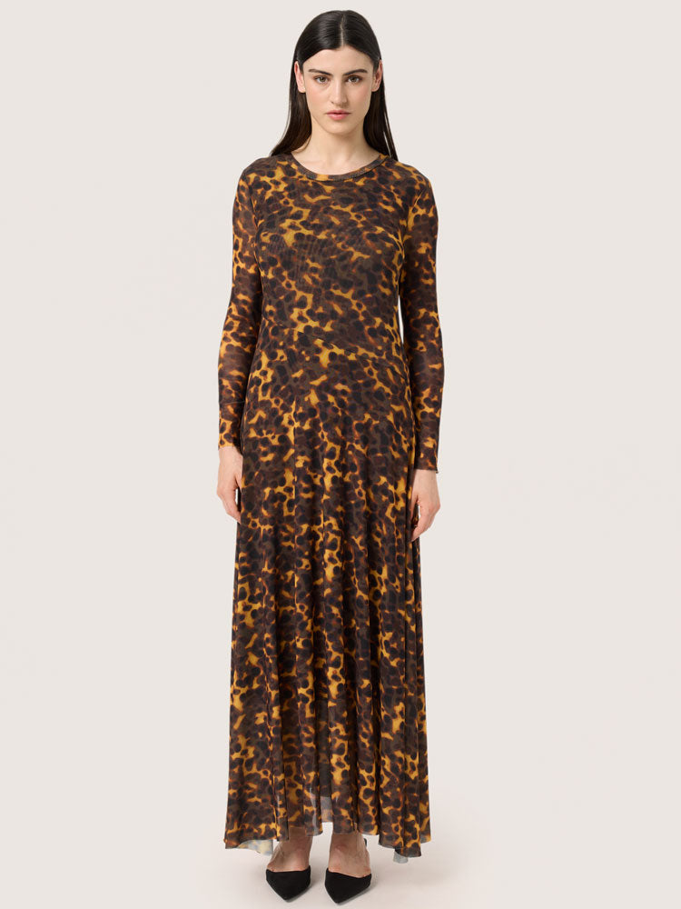 Soaked in Luxury SLKerrie Arine Dress Tortoise Print