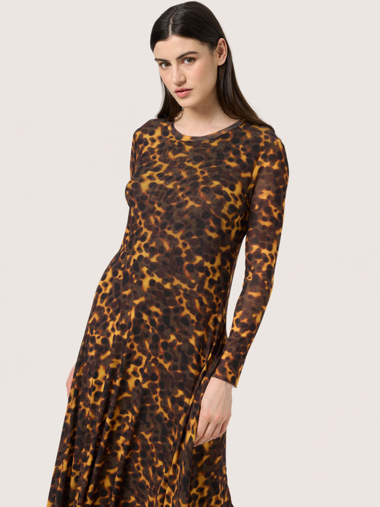 Soaked in Luxury SLKerrie Arine Dress Tortoise Print