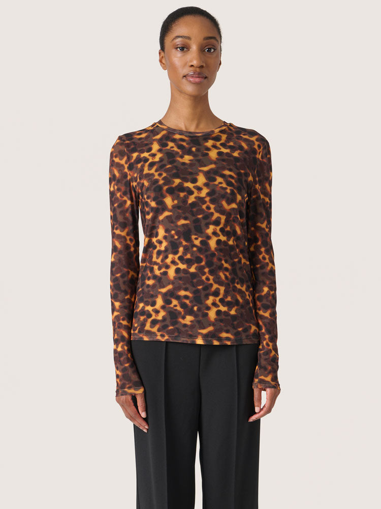 Soaked in Luxury SLKerrie Top Tortoise Print